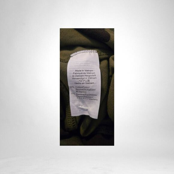 J Crew Size Small Womens 7/8 Leggings Athletic Pants Green Camo - Picture 4 of 5